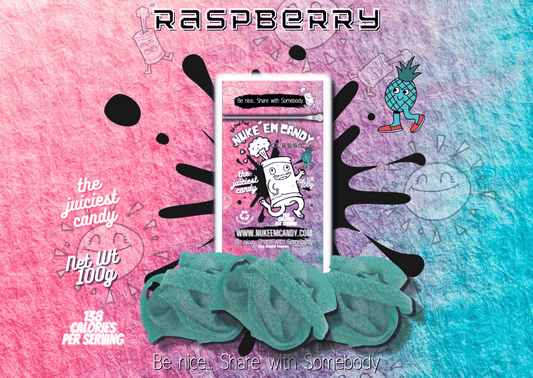 Raspberry Candy Pack 100g